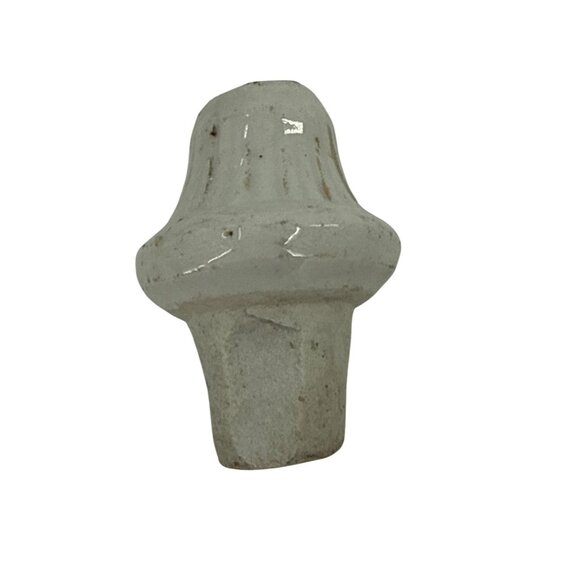 German Ceramic Oil & Vinegar Dispenser Set Blue Floral Design Gold Accents - Picture 5 of 7